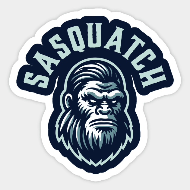 Exclusive Sasquatch Cryptid Tee: Legendary Bigfoot Sightings Inspired Design for Mystery & Wilderness Enthusiasts Sticker by CC0hort